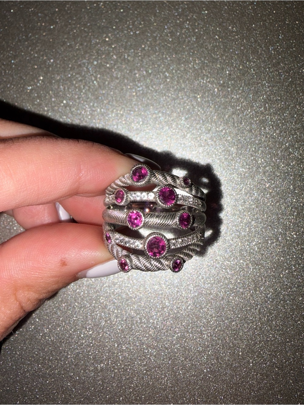 Judith Ripka Multi-Band Ring